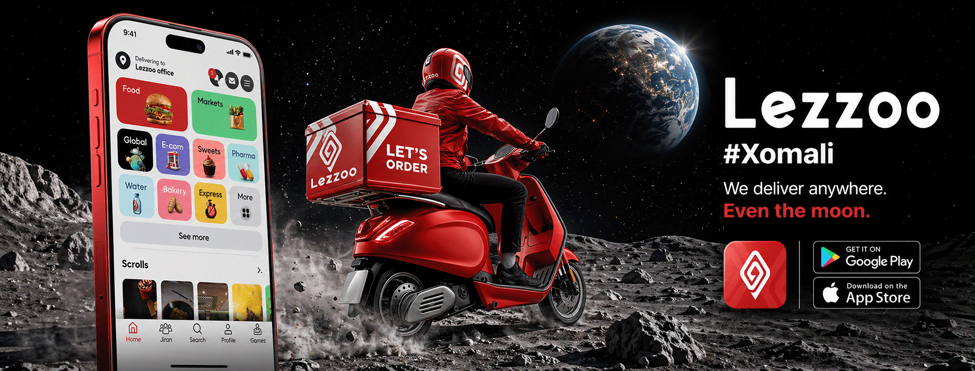 Moon Delivery — AI Ad for Lezzoo — frame 29